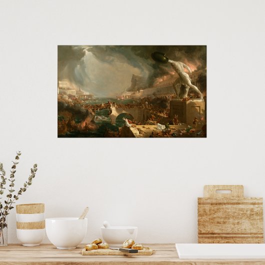 Poster De cursus van Rijk Vernietigingskool T. (Keuken)