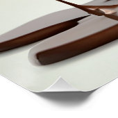 Poster de escultura humana de chocolate derretido (Hoek)