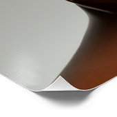 Poster de escultura humana de chocolate derretido. (Hoek)