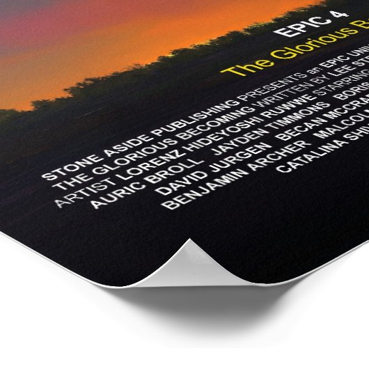 poster 'De glorious Becoming' (Hoek)