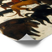 Poster De jagers in de sneeuw Pieter Bruegel (Hoek)