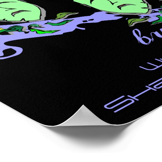 Poster De komedie van de fouten van William Shakes (Hoek)