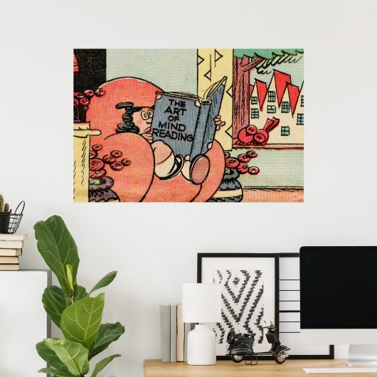 poster "De kunst van het Mind lezen" (Thuiskantoor)
