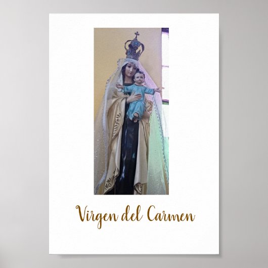 poster de la Virgen del Carmen (Voorkant)