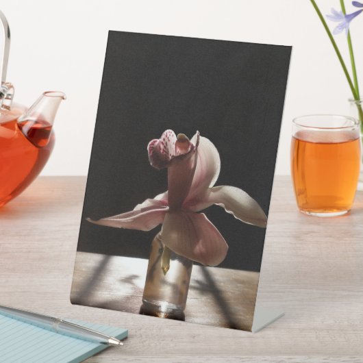 Póster De Madera Orquidea Reclamebord Met Voetstuk (Insitu)