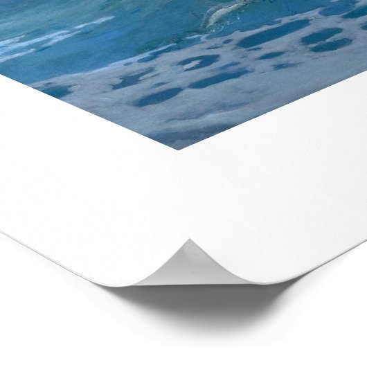 POSTER : DE MERMAID : HOWARD PYLE : 1910 (Hoek)