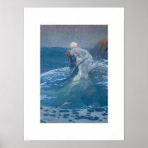 POSTER : DE MERMAID : HOWARD PYLE : 1910