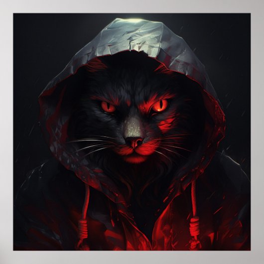 Poster De mysterieuze angst voor katten (Voorkant)