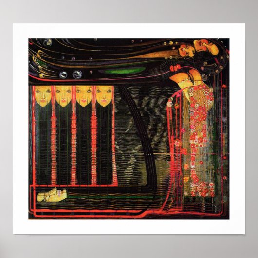 Poster: De opera van de Zeeen door M. Macdonald Poster (Voorkant)