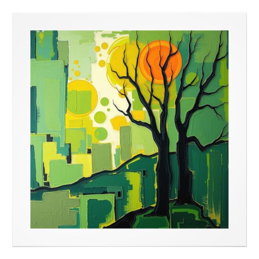 Poster de Paisagem de Primavera (Voorkant)