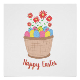 Pôster de Páscoa (Happy Easter) Perfect Poster