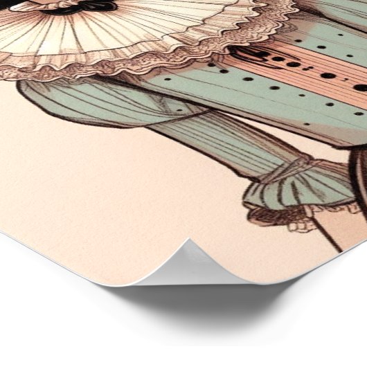 Poster de portrait de jeune fille (Hoek)