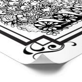 Poster "De prachtige wereld van mevrouw Dee" kleur (Hoek)