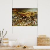 Poster De triomf van de dood Pieter Brueghel (Keuken)