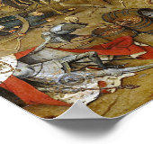 Poster De triomf van de dood Pieter Brueghel (Hoek)