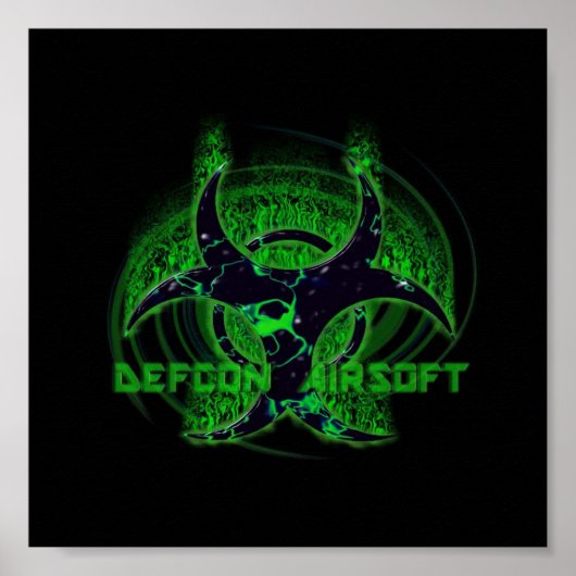 Poster DEFCON AIRSOFT (Voorkant)