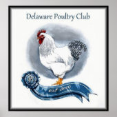 Poster Delaware Poultry Club (Voorkant)