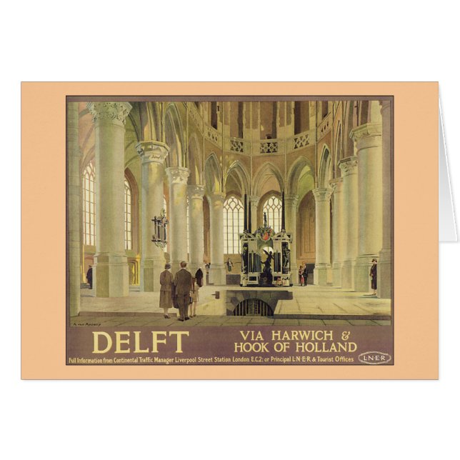 Poster Delft LNER (Voorkant Horizontaal)