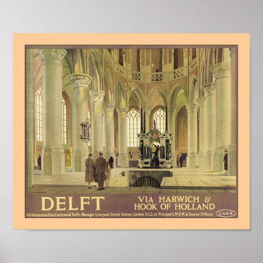 Poster Delft LNER (Voorkant)