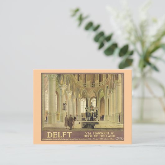 Poster Delft LNER Briefkaart (Staand voorkant)