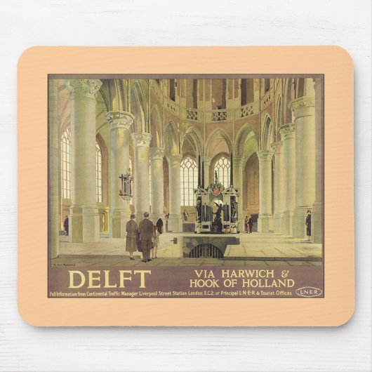 Poster Delft LNER Muismat (Voorkant)