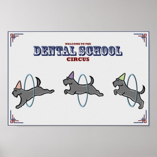 poster "Dental Circus" (Voorkant)