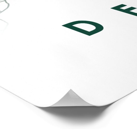 Poster Detroit Map (Hoek)