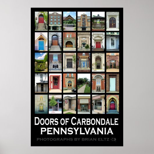 poster "Deuren van Carobligale Pennsylvania" (Voorkant)