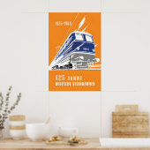 Poster Deutsche Bundesbahn 125 jaar Duits (Keuken)