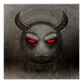 Poster Devilmoji Vintage (Voorkant)