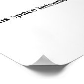 poster "Deze ruimte is opzettelijk leeg" (Hoek)