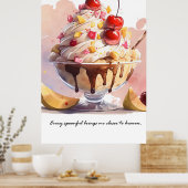 Poster dicht bij de hemel (Keuken)