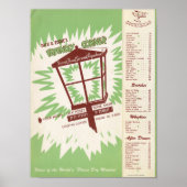 Poster Dick & Eddie's Menu (Voorkant)