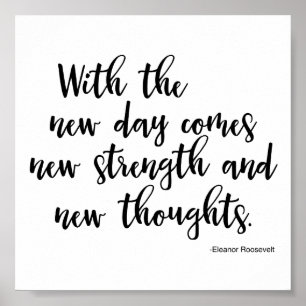 Poster die Eleanor Roosevelt citeren