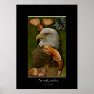 POSTER DIERLIJKE SPIRITS