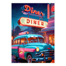 Poster Diner Lights