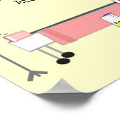 Poster "Dinosaur", in ruste, Hilarisch (Hoek)