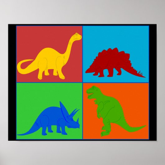 Poster Dinosaur Toys (Voorkant)