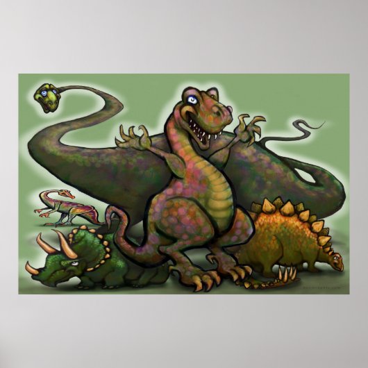 Poster Dinosaurs (Voorkant)