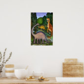 Poster Dinosaurs (Keuken)