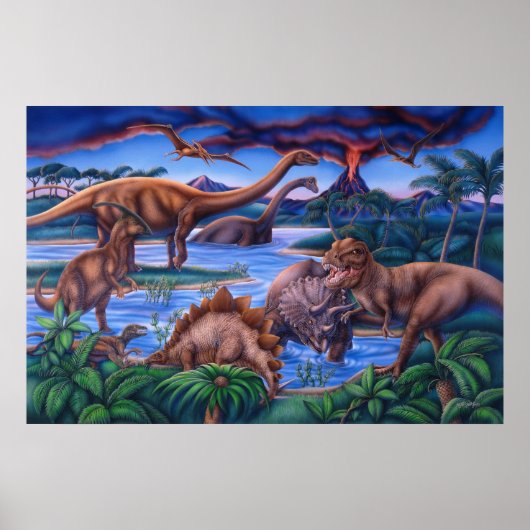 Poster Dinosaurs (Voorkant)