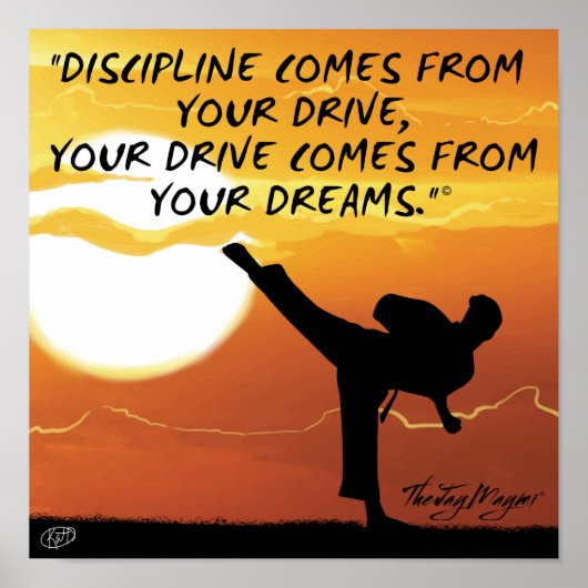 poster "Discipline" (Voorkant)