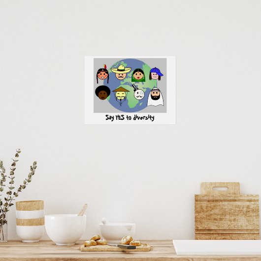 poster "Diversiteit" (Keuken)