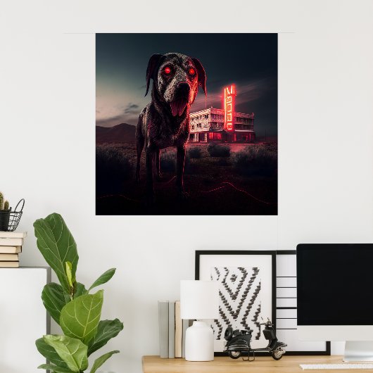 Poster Dog (Thuiskantoor)