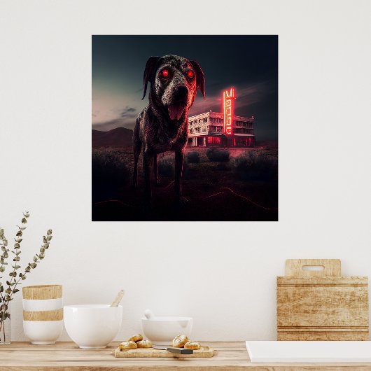 Poster Dog (Keuken)