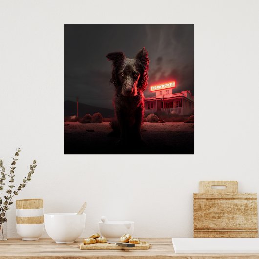 Poster Dog (Keuken)