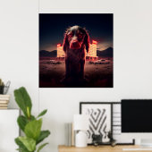 Poster Dog (Thuiskantoor)