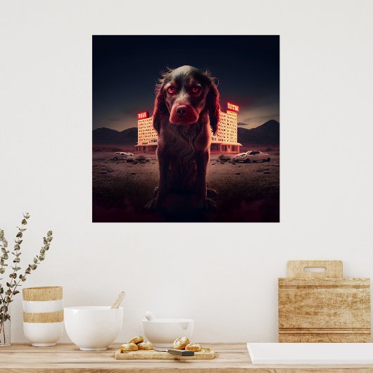 Poster Dog (Keuken)