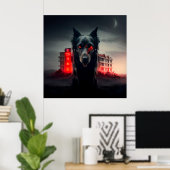 Poster Dog (Thuiskantoor)
