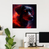 Poster Dog (Thuiskantoor)